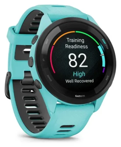 Garmin Forerunner 265 černá, modrá / Chytré hodinky / 1.3" / GPS / BT / Wi-Fi / 5 ATM (010-02810-12)