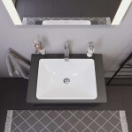 DURAVIT - D-Neo Umyvadlo zápustné 60x44 cm, bez otvoru pro baterii, bílá 0358600079