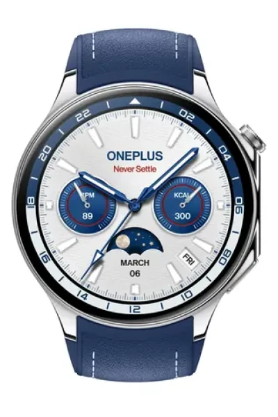 OnePlus Watch 2 Nordic Blue Edition / Chytré hodinky / 1.43" / AMOLED / 5ATM / Android (5491100076)