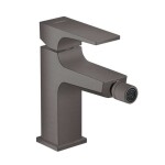 HANSGROHE - Metropol Bidetová baterie s výpustí Push-Open, kartáčovaný černý chrom 32520340