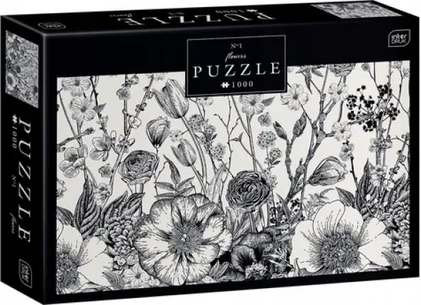 INTERDRUK Puzzle Flowers: Jarní kvítí