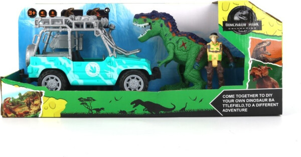 Dinosauří set s autem