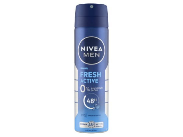 Nivea Men Fresh Active Sprej deodorant 150 ml
