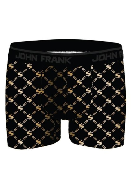Pánské boxerky John Frank JFBDMET101-CHAIN GOLD