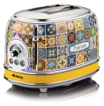 Ariete Positano multicolor / Toustovač / 2 topinky / 810 W / 6 úrovní opékání (0155PO)