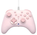 HORI HORIPAD Turbo (Cozy Pink) / Ovladač pro Nintendo Switch 2 / drátový / USB-A 3m