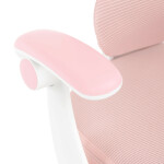 Dětská židle, výškově nastavitelná, růžová síťovina, KA-W8008 PINK