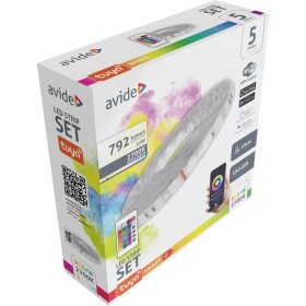 Avide ABLSBL12V5050-30RGBW-TYIR Kompletní sada LED pásku Energetická třída (EEK2021): G (A - G) konektor 12 V, 230 V 5 m teplá bílá 1 ks