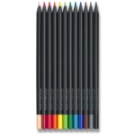 Pastelky Faber-Castel trojhranné, black edition - sada 12 barev
