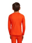 Dětské merino tričko s dlouhým rukávem ICEBREAKER Kids 200 Oasis LS Crewe, Fervid velikost: 2