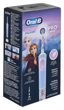 Oral-B Vitality Pro D103 Kids Frozen modrá / Elektrický dětský zubní kartáček / Oscilační / 2 režimy / časovač (D103)