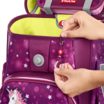 Školní aktovka HAMA Step by Step CLOUD, 5-dílný set - Sweet Unicorn Nuala