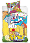 Dětské povlečení Tom a Jerry Ve žlutém kabrioletu
