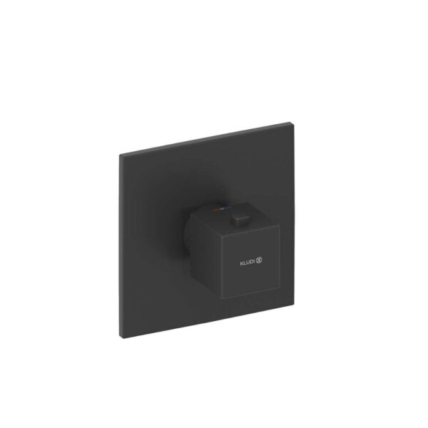 KLUDI - Decus Termostatická baterie pod omítku, matná černá 547393975