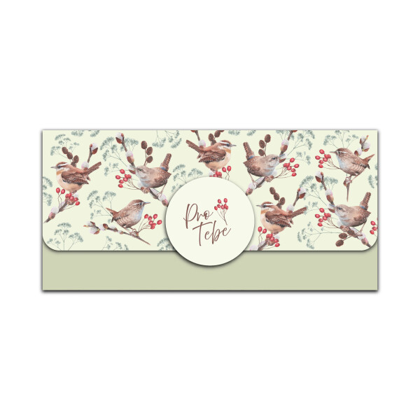 Magnetická obálka na peníze - Ptáčci (Pro Tebe) - Albi