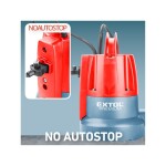 Čerpadlo ponorné, pro čerpání do sucha, 400W 8895014