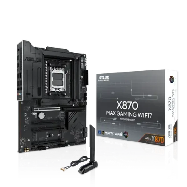 ASUS MAX GAMING X870 WIFI7 / X870 / 4x DDR5 / 1x 2.5GLAN / Wi-Fi 7 / ATX (90MB1LY0-M0EAY0)