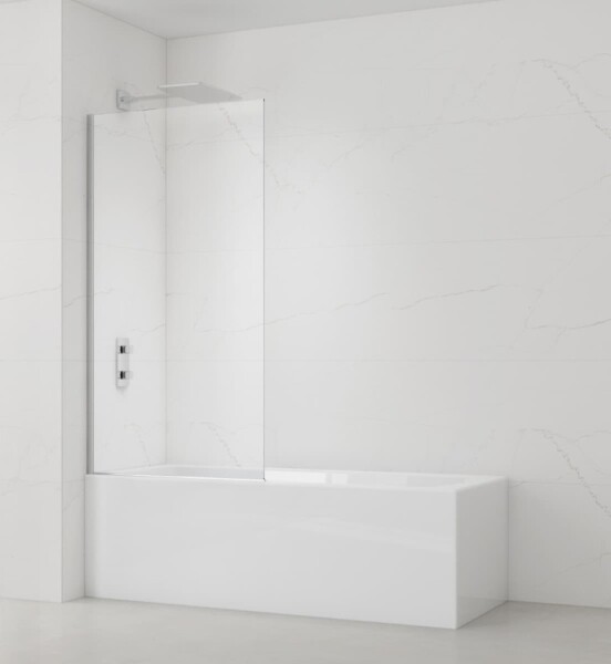 Vanová zástěna SAT 150x80 cm chrom SIKOVZPEV150 SIKOVZPEV150