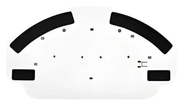 TESLA RoboStar iQ100 plastový držák pro mop V2 / Náhradní díl / Suchý zip (8595689801991)