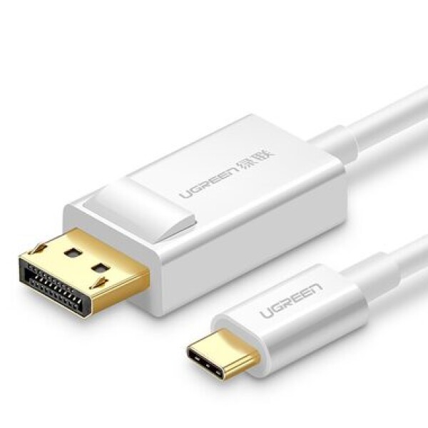 UGREEN MM139 Kabel USB-C (M) - DisplayPort (M) 1.5m bílá / 4K (6957303844203)