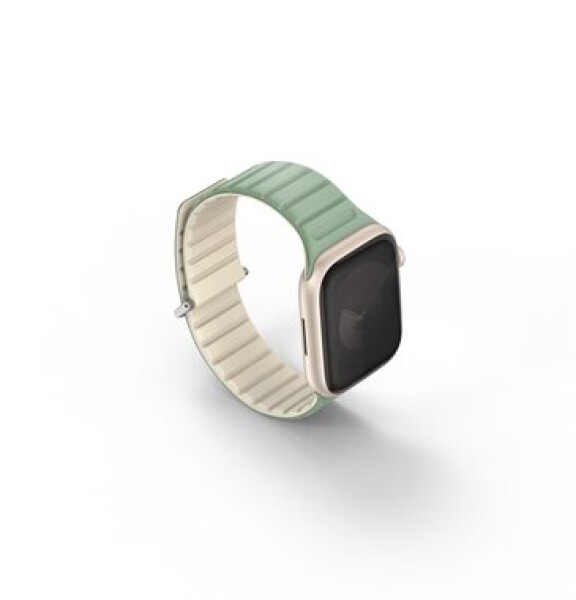 UNIQ Revix Evo Reversible Magnetic řemínek pro Apple Watch 41 40 38 mm - SOFT MINT (zelená béžová) (8886463688212)