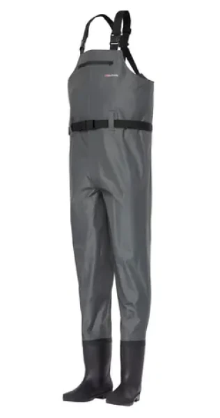 ABU GARCIA Prsačky Nylon Chest Waders 40/41 / nylon / PVC boty s výstupkovou podrážkou