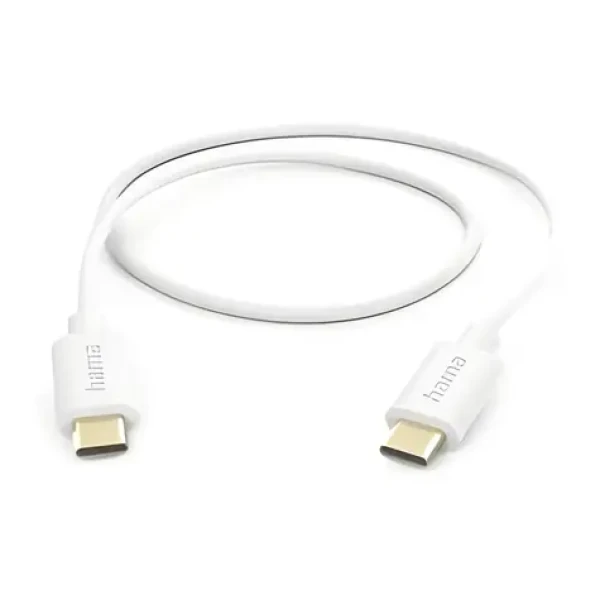 Hama USB-C bílá / Nabíjecí kabel / 1 m / 480 Mbit/s