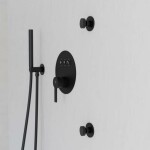 STEINBERG - 100 Boční sprcha, matná černá 100 4400 S