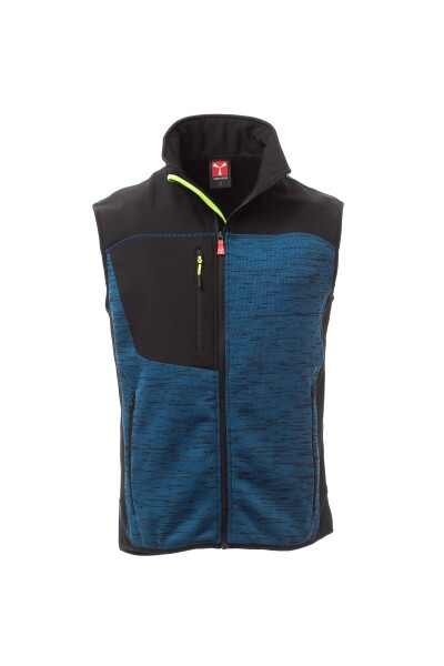 Pánská vesta Payper TOUR Barva: Melánžová Modrá/ Černá - F, Velikost: S (S00361010308038S)