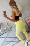 Kalhoty v barvě denim yellow M