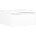 MEXEN/S - Orio koupelnová skříňka pod umyvadlo 50 cm s deskou, 1 šuplík, bílá mat 91A10-05023-1-BFC01