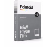 Polaroid Originals i-Type BW / Fotopapír 8 listů / rozměr 10,7 x 8,8 cm / lesklý / určen pro instantní fotoaparáty (006001)