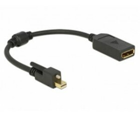 Delock kabel mini Displayport 1.2 se šroubky Displayport 4K (62638)