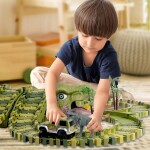 MalPlay Dinosauří mega autodráha 200 dílků