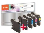 Peach Remanufactured LC-123 MultiPack Plus alternativní cartridge / pro Brother DCP-J4110 / 2xbk+cmy (7640155896023)