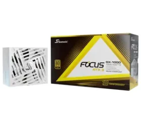 Seasonic FOCUS GX-1000 1000W ATX 3.1 White Edition bílá / PC síťový zdroj / 1000 W / 135 mm (FOCUS-GX-1000-V4-WHITE)