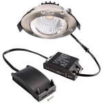 Deko Light 565407 Dione IP DTW LED vestavné svítidlo, třída F (A - G), LED, pevně vestavěné LED, 8.5 W, niklová