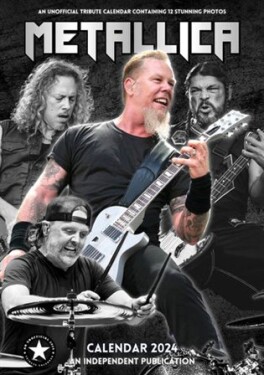 Kalendář Metallica 2024 (29,7 x 42 cm)