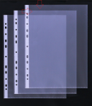 Prospektový obal A4 Herlitz, otvírání nahoře a po straně, čirý, pomerančový povrch, 50my, 100ks