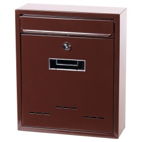 Poštovní schránka hnědá, 260x90x310mm, RADIM M.