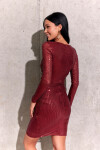 Šaty Roco SUK0422 Crimson
