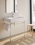 DURAVIT - Vero Umyvadlo 80x47 cm, s přepadem, s otvorem pro baterii, bílá 0454800000