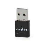 Nedis Wi-Fi USB adaptér AC600 / Wi-Fi adaptér / Dual-Band 2,4 a 5 GHz / USB 2.0 / 600 Mb/s (WSNWM610BK)