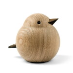 Novoform Dřevěný ptáček Papa Sparrow Natural Oak, přírodní barva, dřevo