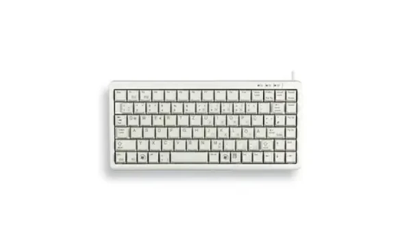 CHERRY G84-4100LCMDE-0 šedá / kompaktní klávesnice / drátová / USB / DE layout (G84-4100LCMDE-0)