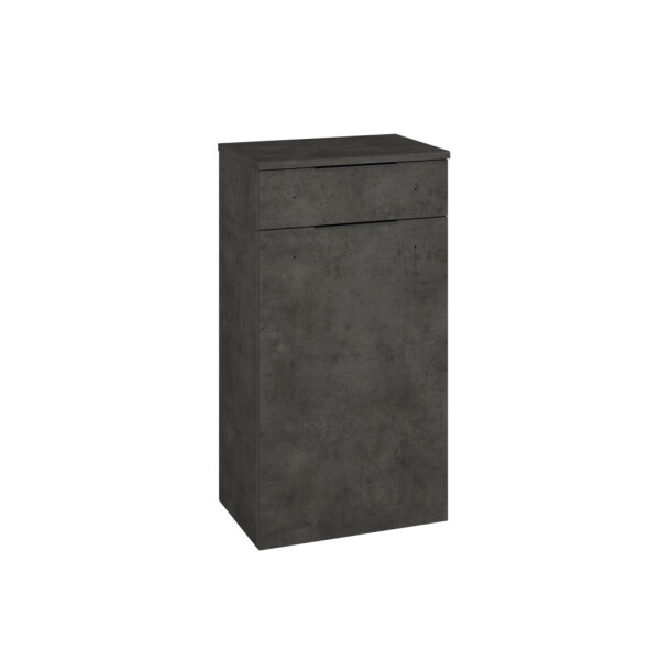 Dřevojas - Nízká skříňka DOS SNDZ 50 - D16 Beton tmavý / Úchytka T07 / D16 Beton tmavý / Pravé 211332IP