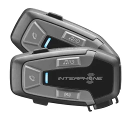 Interphone Bluetooth headset pro uzavřené a otevřené přilby U-COM6R Twin Pack (INTERPHOUCOM6RTP)