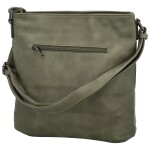 Trendy dámská koženková crossbody kabelka Nicoll, zelená