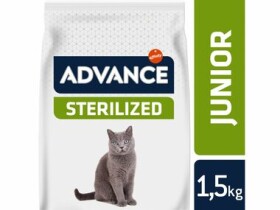 ADVANCE CAT Young Sterilized 1.5kg / Superprémiové krmivo (granule) / pro potřeby mladých kastrovaných koček (8410650174501)