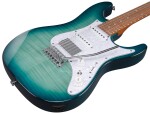 Ibanez AZ22S1F Transparent Turquoise Burst